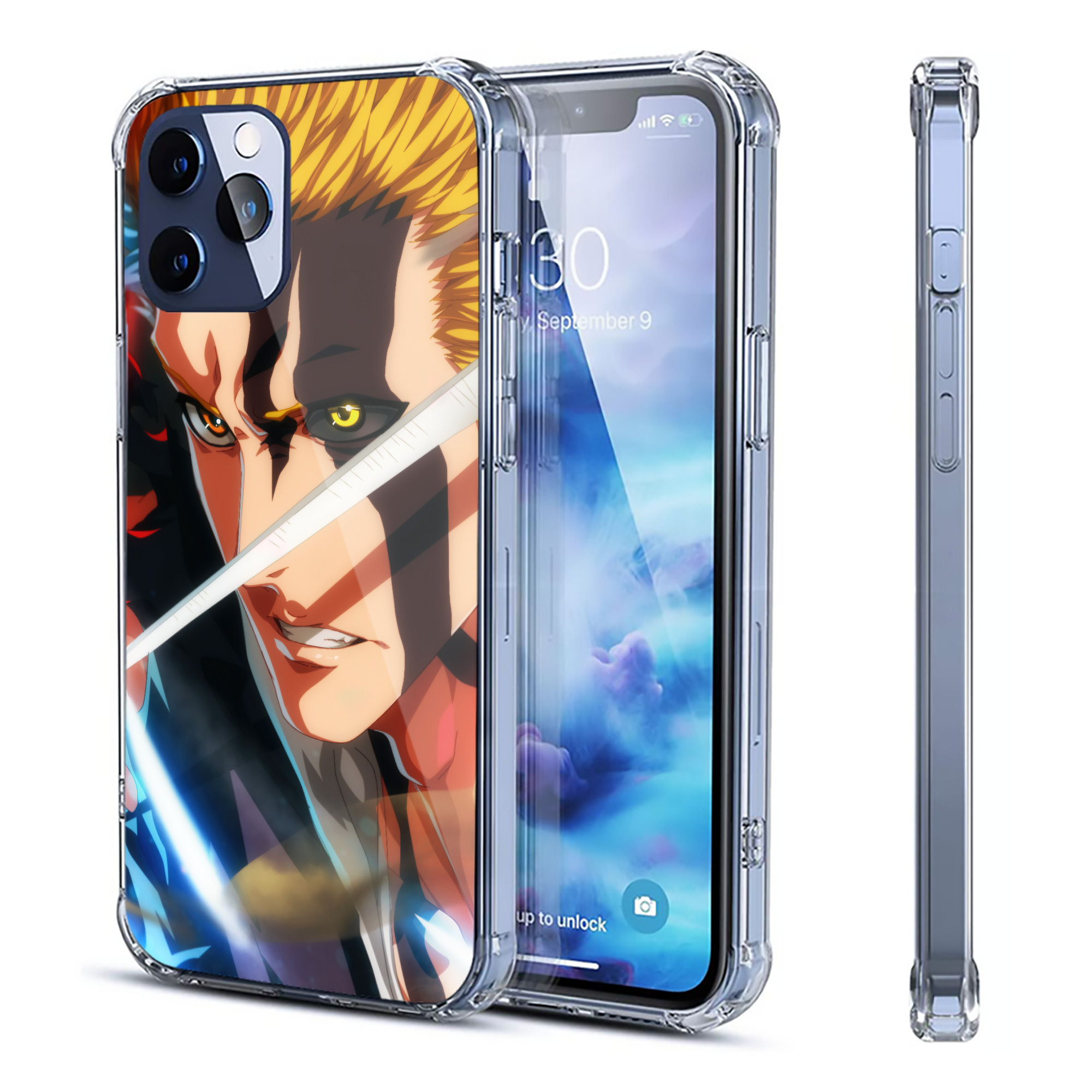 （画像用） ブリーチ BLEACH 【iPhone 12シリーズ対応】透明スマホケース（クリアソフトケース）